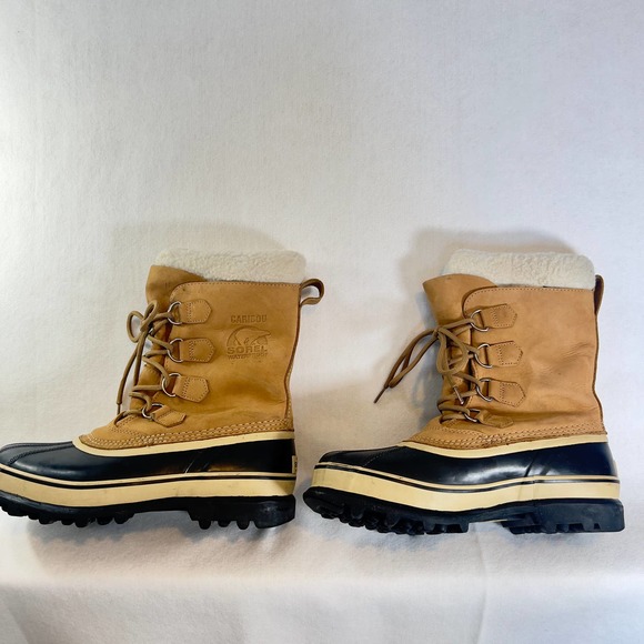 Sorel Caribou Snow Boots Men's 10 Waterproof Insulated Hunting Snow - Picture 9 of 15